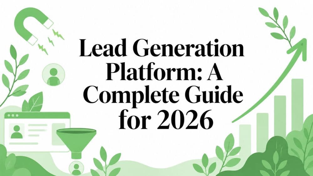 Lead Generation Platform: A Complete Guide for 2026