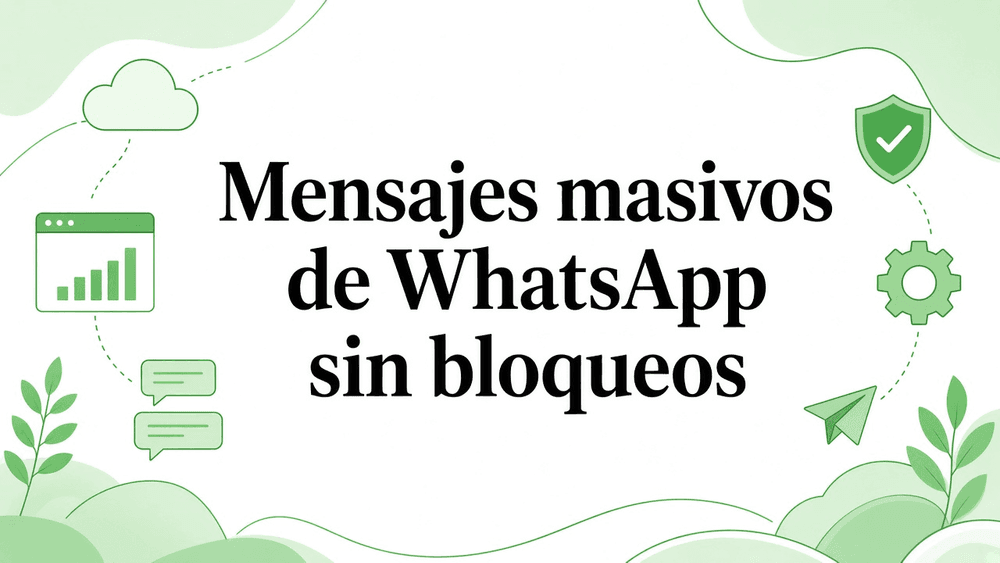 Enviar mensajes masivos por WhatsApp desde GHL sin bloqueos
