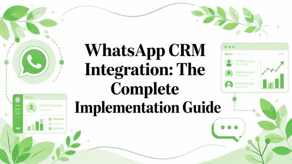 WhatsApp CRM Integration: The Complete Implementation Guide