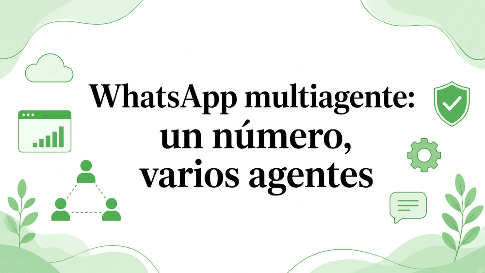 WhatsApp multiagente: un solo número, varios agentes y CRM