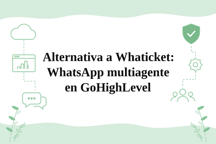 Alternativa a Whaticket: WhatsApp multiagente en GoHighLevel