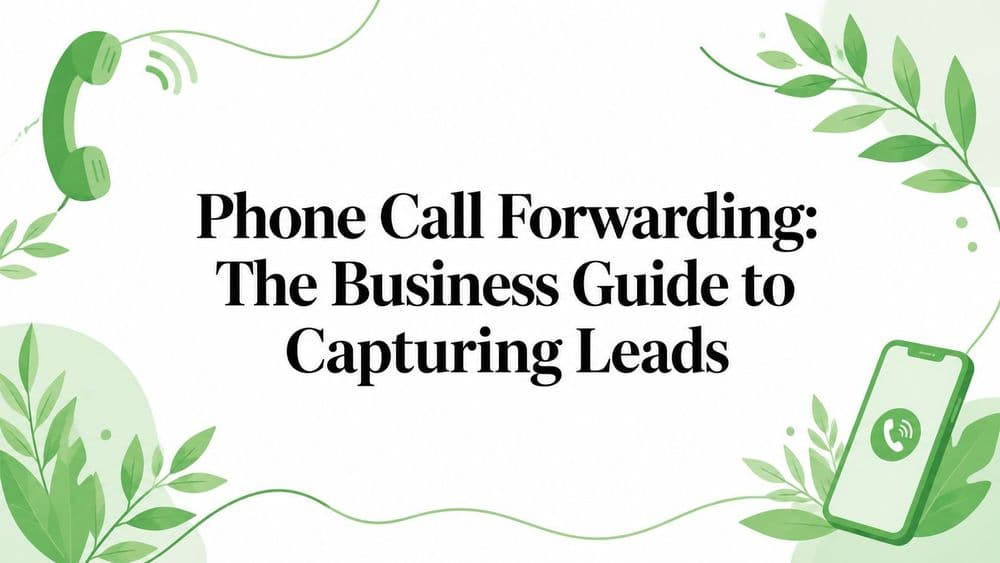 Phone Call Forwarding: The Business Guide to Capturing Leads