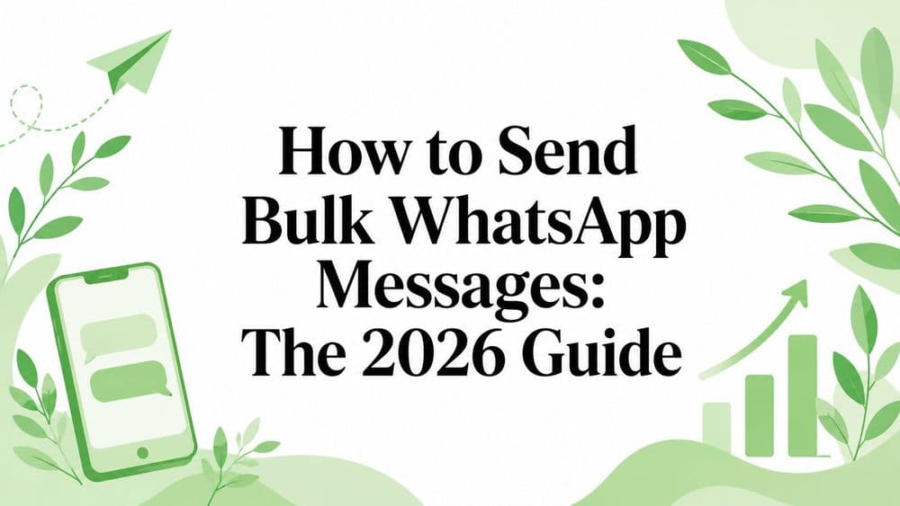 How to Send Bulk WhatsApp Messages: The 2026 Guide