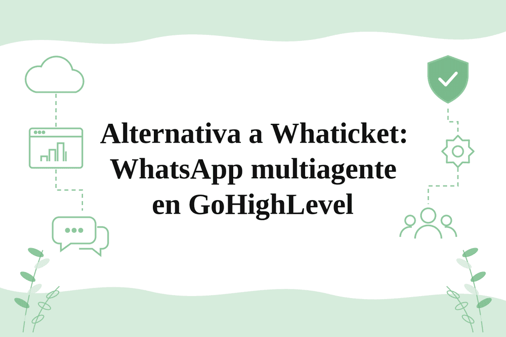 Alternativa a Whaticket: WhatsApp multiagente en GoHighLevel