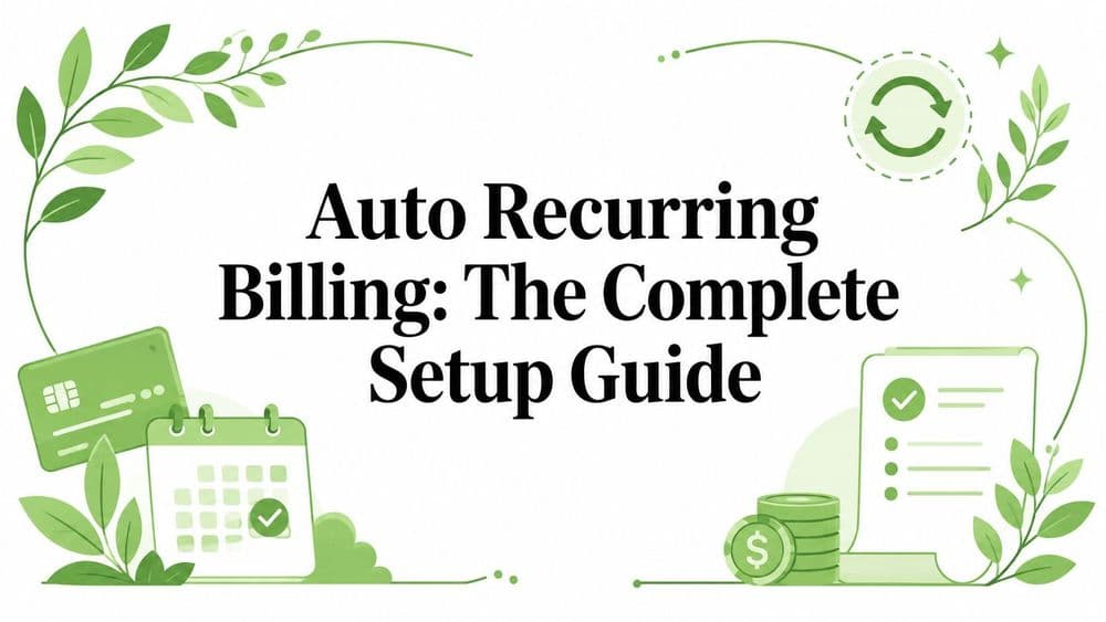 Auto Recurring Billing: The Complete Setup Guide