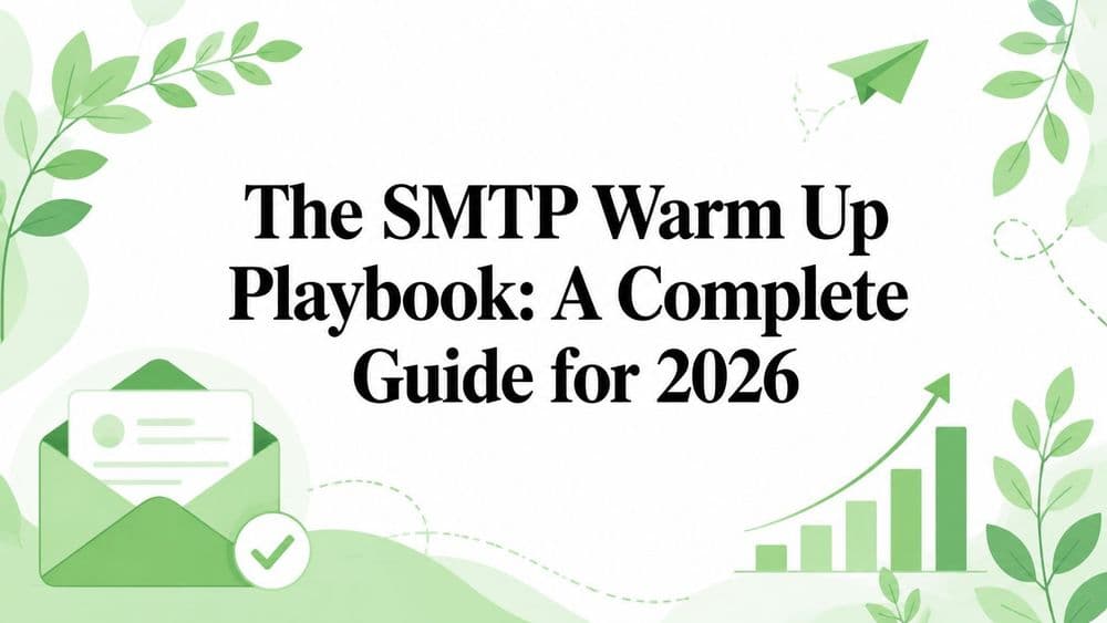 The SMTP Warm Up Playbook: A Complete Guide for 2026