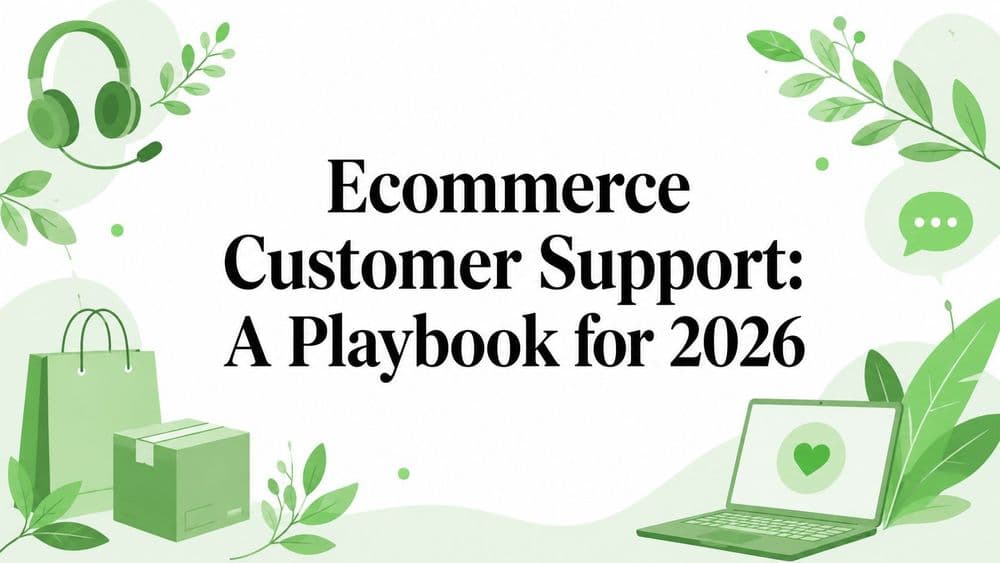Ecommerce Customer Support: A Playbook for 2026
