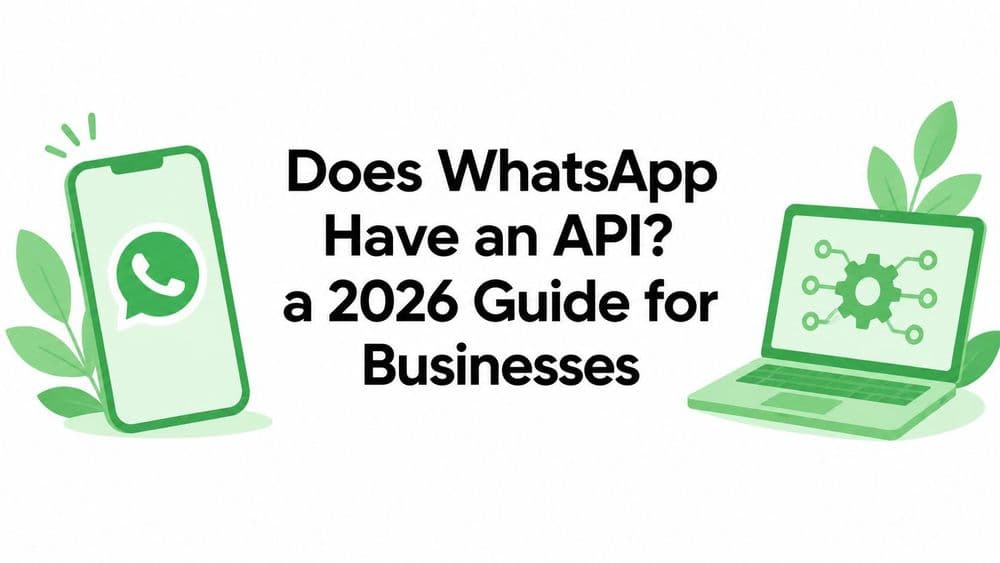 Does WhatsApp Have an API? a 2026 Guide for Businesses