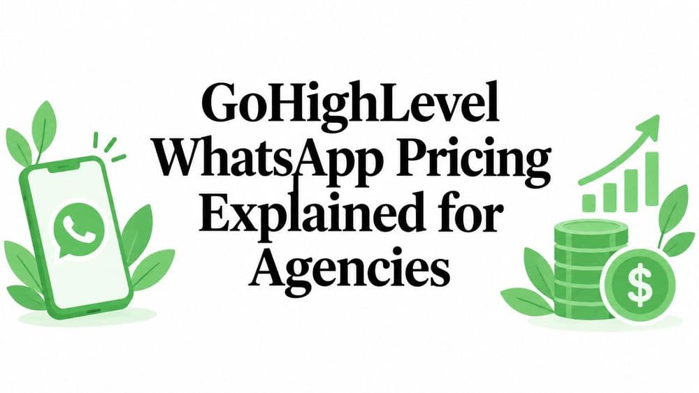 GoHighLevel WhatsApp Pricing Explained for Agencies
