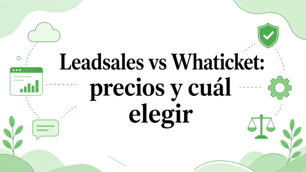 Leadsales vs Whaticket: precios, funciones y cuál elegir