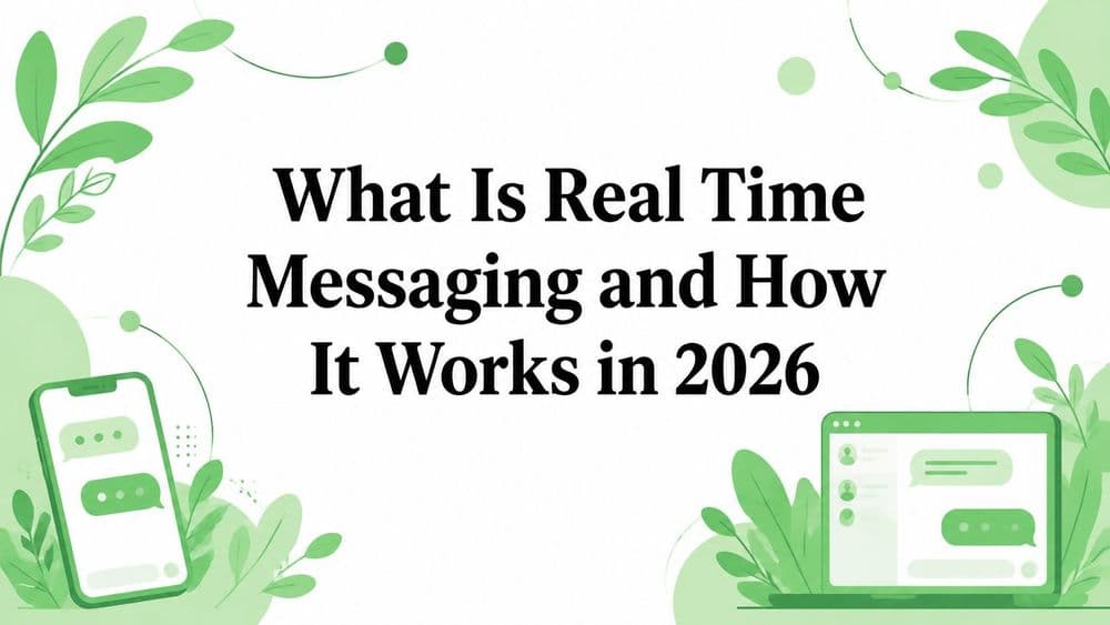 What Is Real Time Messaging and How It Works in 2026