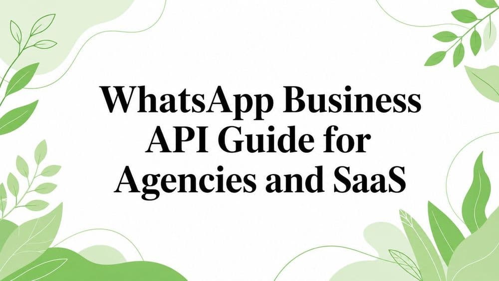 WhatsApp Business API Guide for Agencies and SaaS
