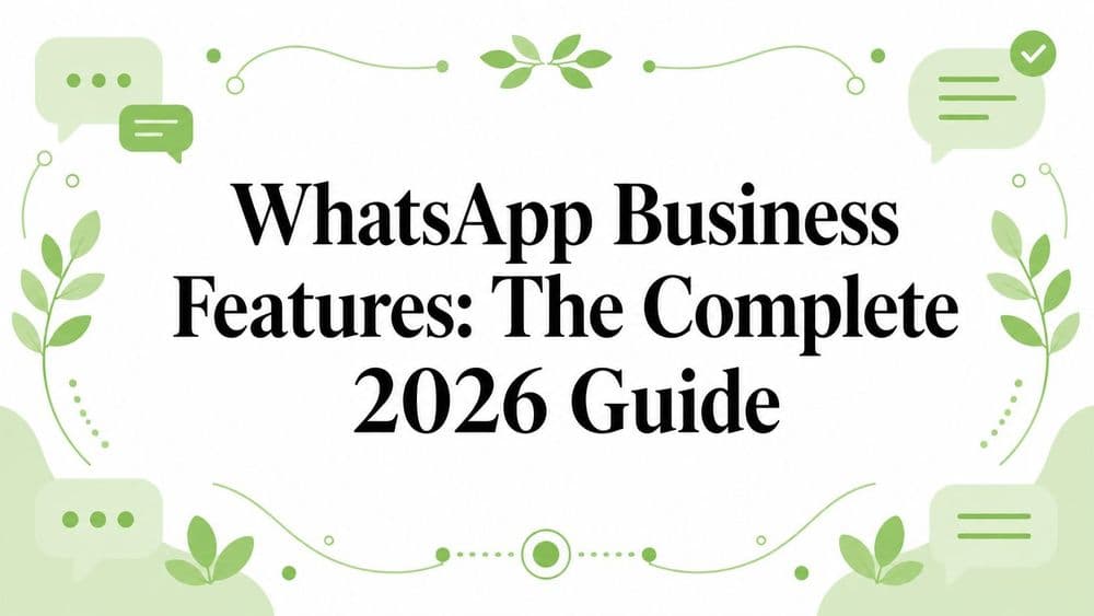 WhatsApp Business Features: The Complete 2026 Guide
