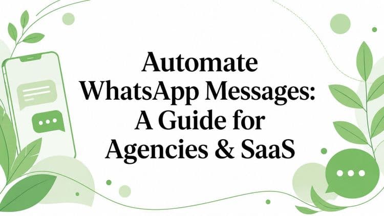 Automate WhatsApp Messages: A Guide for Agencies & SaaS