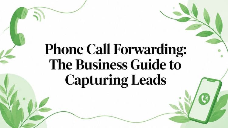 Phone Call Forwarding: The Business Guide to Capturing Leads