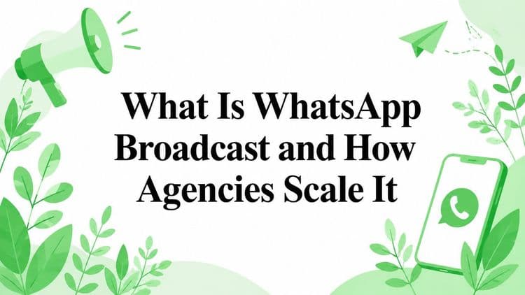What Is WhatsApp Broadcast and How Agencies Scale It