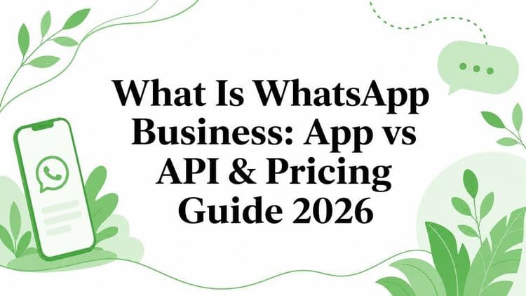 What Is WhatsApp Business: App vs API & Pricing Guide 2026