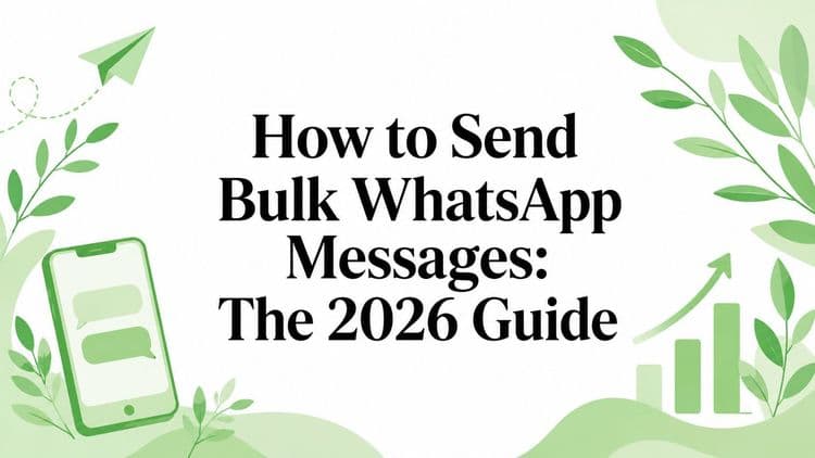How to Send Bulk WhatsApp Messages: The 2026 Guide