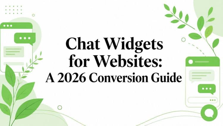 Chat Widgets for Websites: A 2026 Conversion Guide