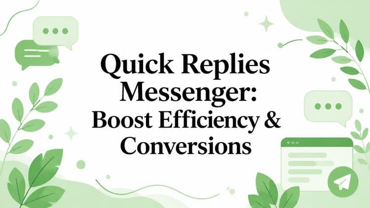 Quick Replies Messenger: Boost Efficiency & Conversions