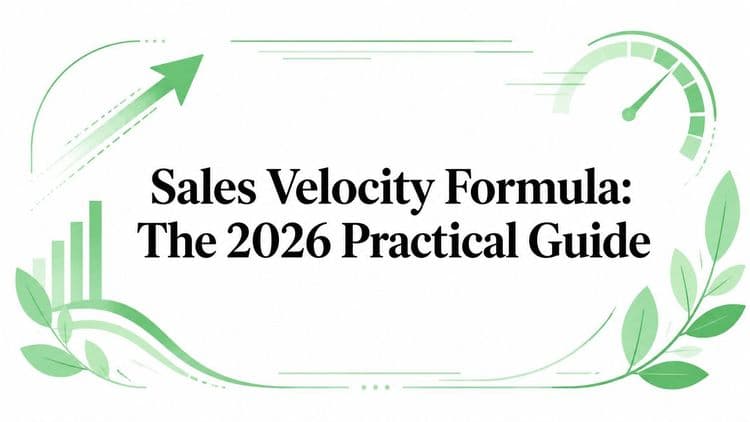 Sales Velocity Formula: The 2026 Practical Guide