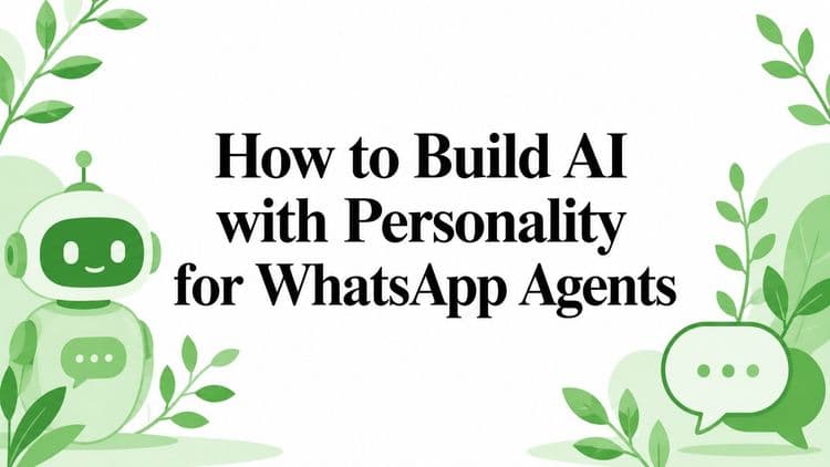 How to Build AI with Personality for WhatsApp Agents
