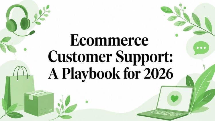 Ecommerce Customer Support: A Playbook for 2026