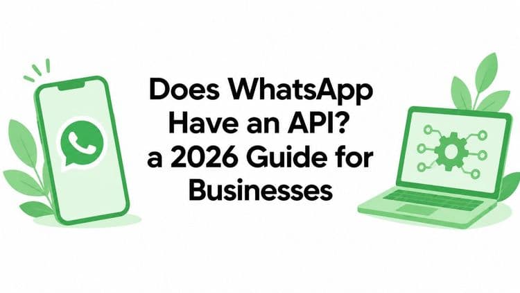 Does WhatsApp Have an API? a 2026 Guide for Businesses