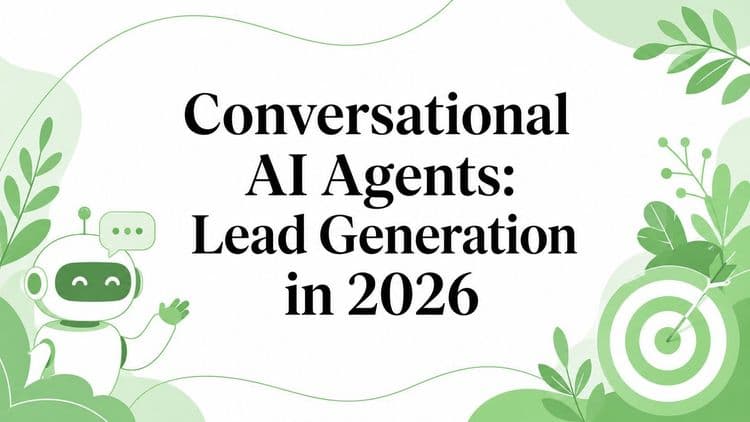 Conversational AI Agents: Lead Generation in 2026